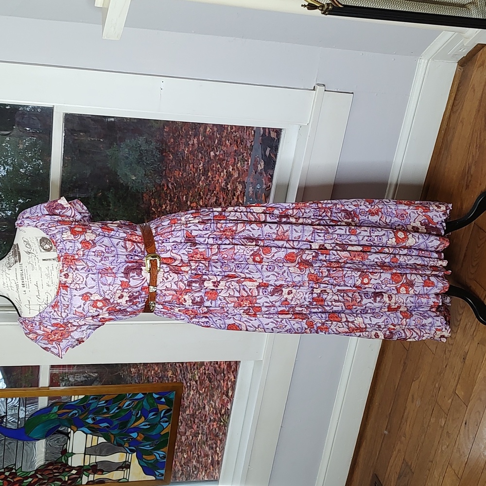 Knox Rose Maxi Dress SZ: XXL Granny Core  Floral Slight Drop Waist